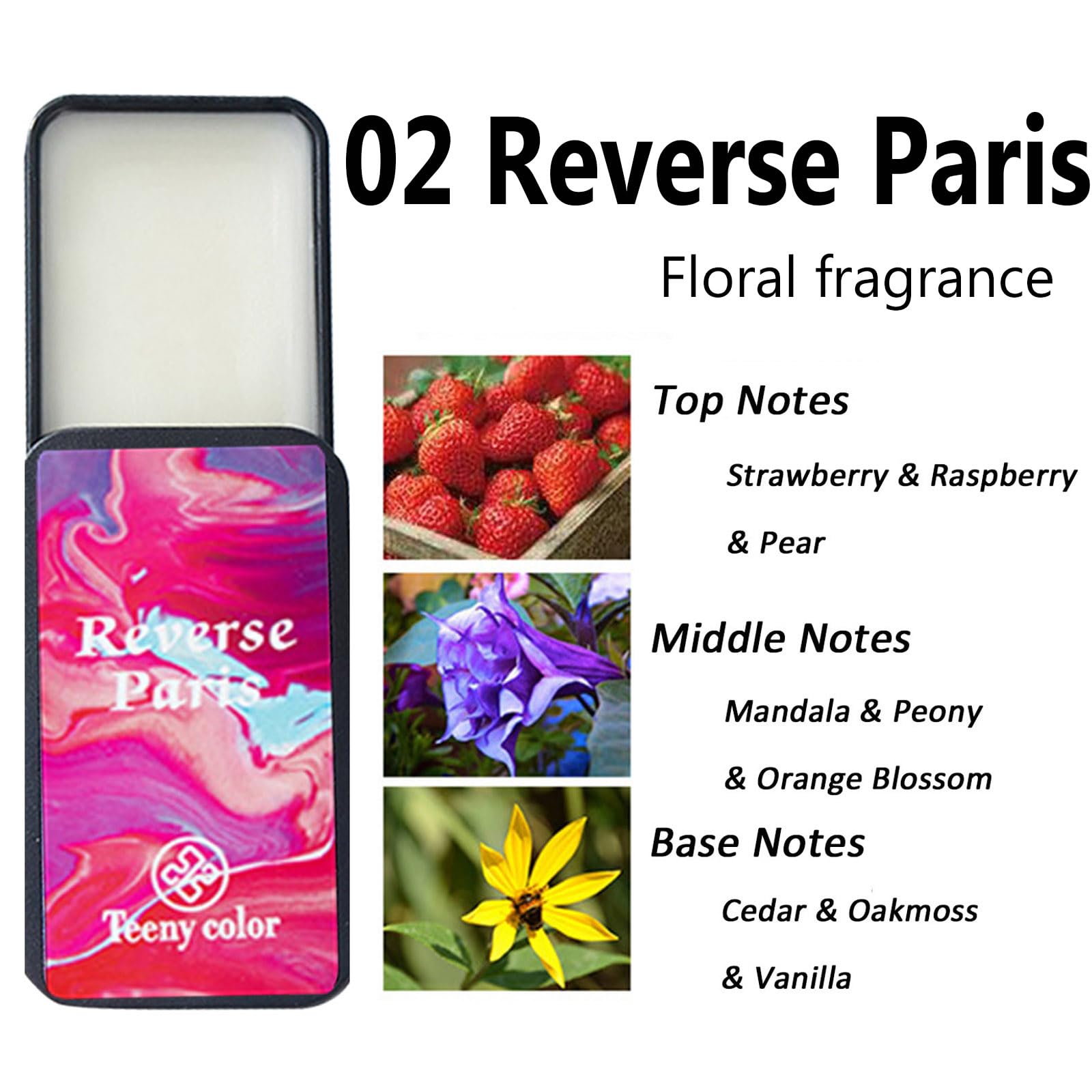 Amazon.com : gcdat 4 PCS Solid Balm Set Solid Perfume Portable